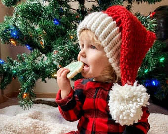 Santa Hat, baby santa hat, Santa, stocking stuffer, Christmas gift, Christmas hat, Christmas accessories, ugly sweater party, Christmas
