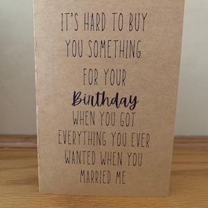 Carte d'anniversaire, carte de mari, carte de femme, carte de conjoint, carte d'anniversaire drôle, carte de conjoint drôle, carte d'humour, PDF, téléchargement numérique, carte numérique