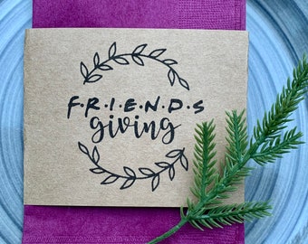 Friendsgiving,  silverware holder, decor, thanksgiving table decor, thanksgiving silverware, thanksgiving name cards