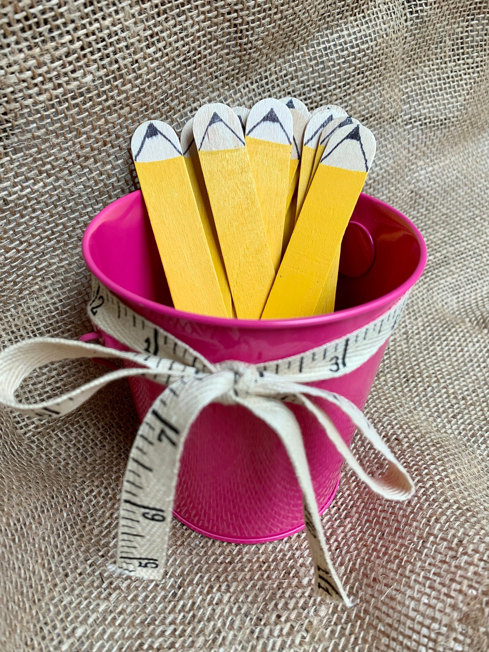 Classroom popsicle stickspencil sticks with glitterclassroom Etsy