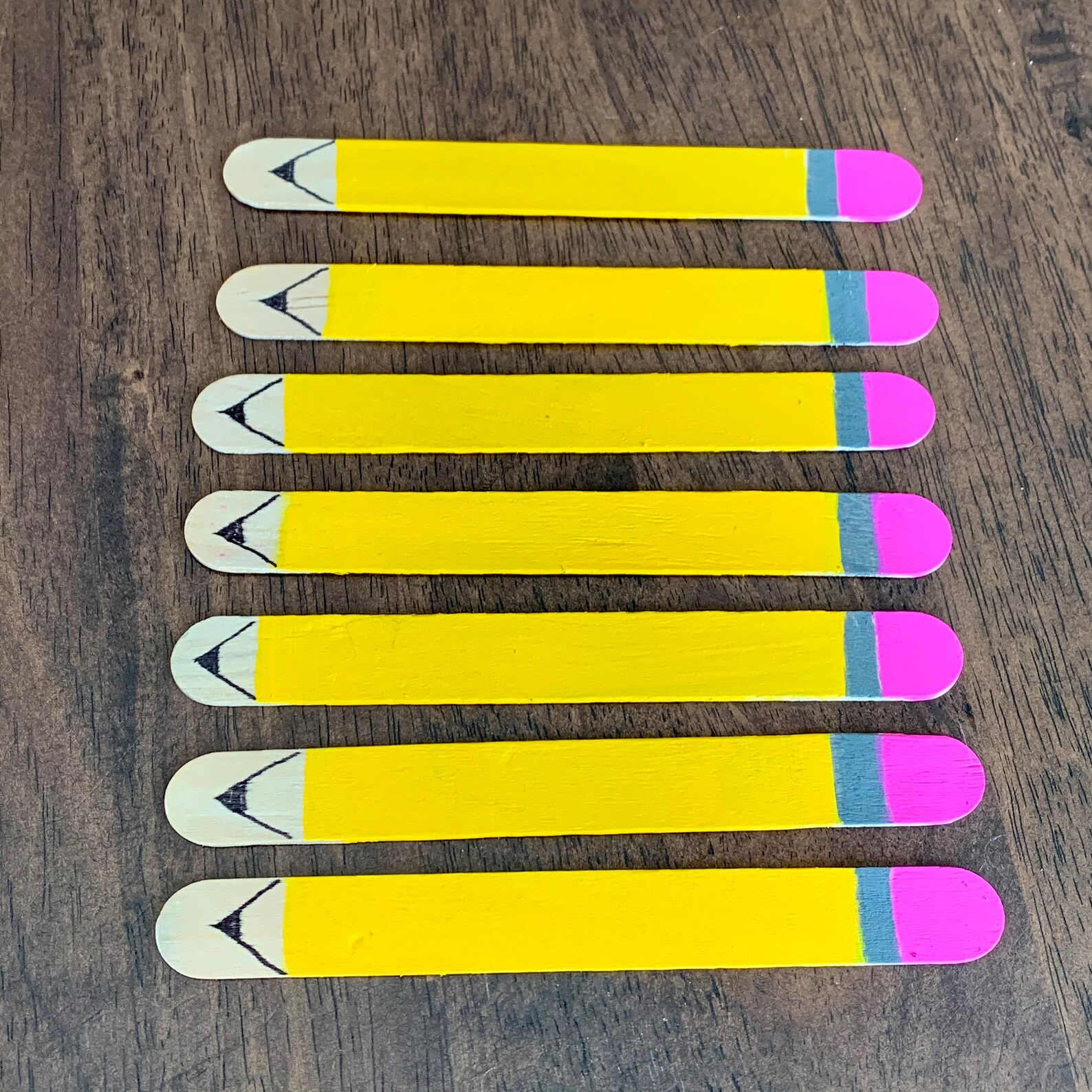 Classroom Popsicle Sticks Pencil Sticks Classroom Pencil Etsy UK