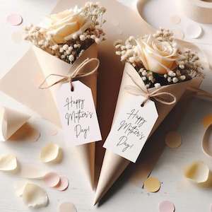 Fête des mères, étiquettes fête des mères, étiquettes fleurs fête des mères, étiquettes cadeaux fête des mères, fête des mères, maman, célébrer maman, téléchargement numérique, PDF