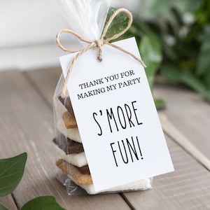 smores, camping birthday, camping party, thanks for making my party s&#39;more fun, wild one, one happy camper, png, digital download, PDF