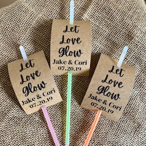 Glow Stick Send Off, Let Love Grow, 4x6 5x7 8x10 Printable