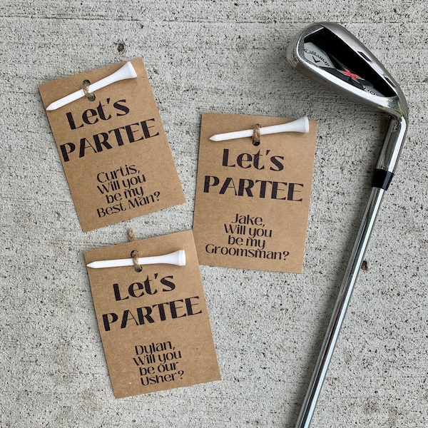 Groomsmen gift, groomsmen proposal, groomsmen golf gift, golf gift, groomsmen tee, golf tee, groomsmen golf gift,