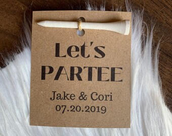 Wedding favors, wedding, golf favors, save the date, golf wedding, weddings, favors, partee