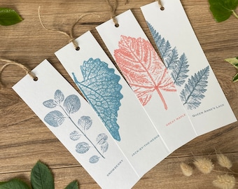 Leafy botanical Bookmark | Hedgerow plants | Book lover gift | Teacher gift