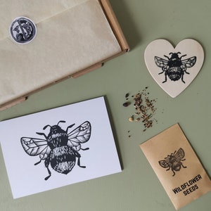 Mini bumblebee gift set, letterbox gifts, for bumblebee lovers, Bee happy birthday gifts Fathers Day gift set image 5