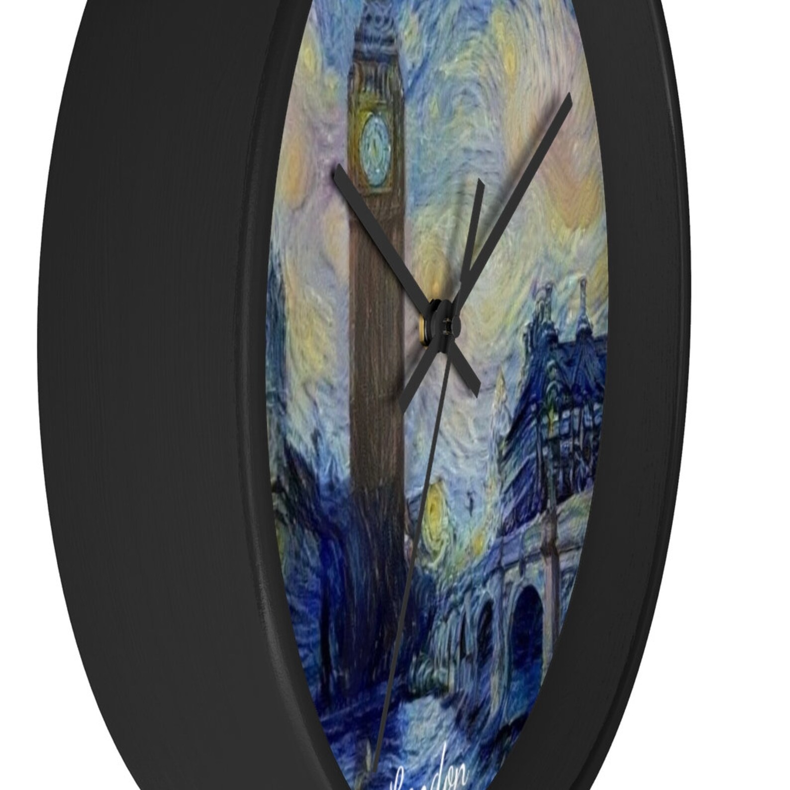 Reloj de Londres en estilo Van Gogh. Este reloj de pared de | Etsy