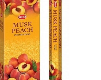 Hem Musk Peach Incense 20 sticks