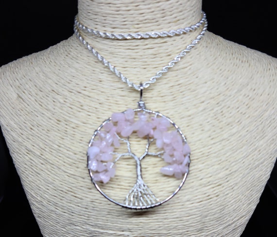 ROSE QUARTZ TREE Of Life