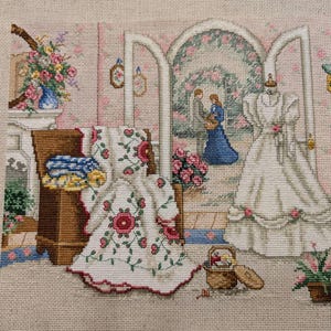 Finished Paula Vaughn Cross Stitch - Etsy