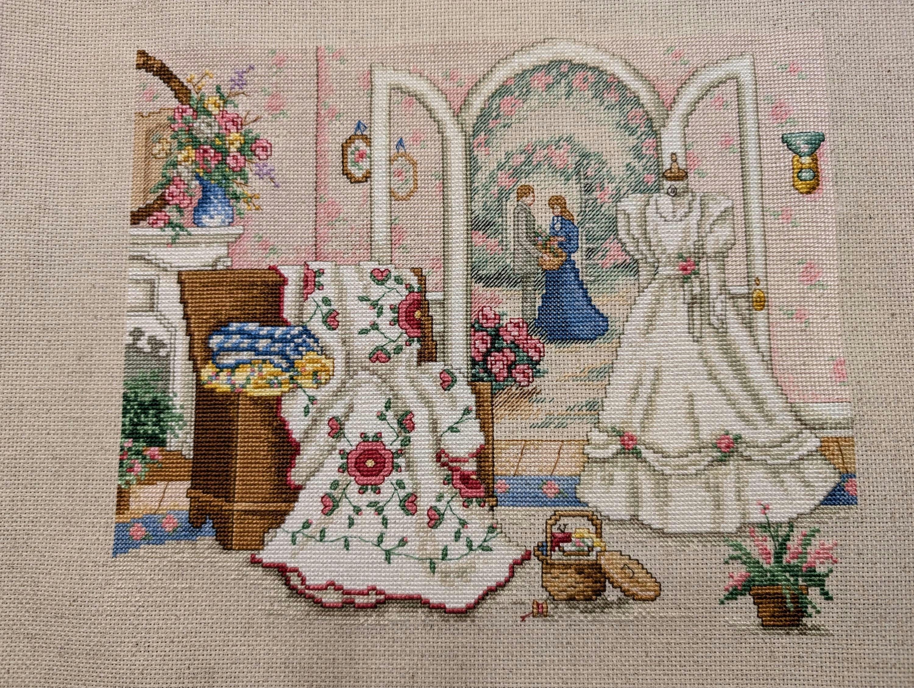 Finished Paula Vaughn Cross Stitch - Etsy
