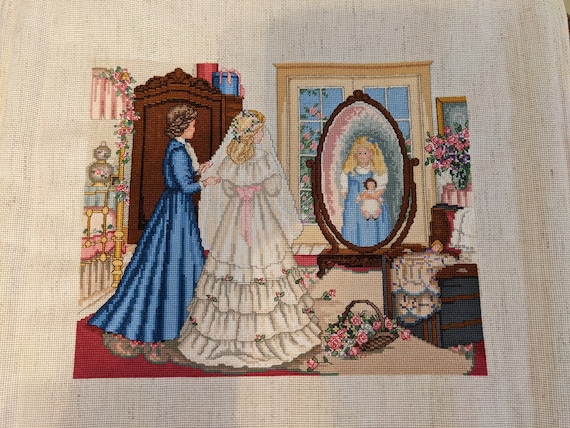 Paula Vaughan's, Through a Mother's Eyes, Finished, Unframed