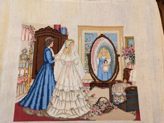 Paula Vaughan's, Through a Mother's Eyes, Finished, Unframed