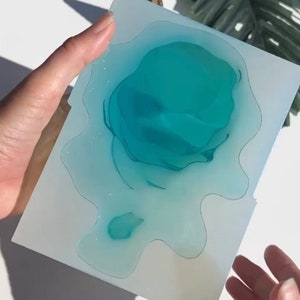 geschmolzene Eis Silikonform / Resin Form