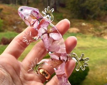 ヤモリ コナ ガラスの置物 - Etsy 日本