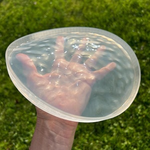 Wasserkräuselung Silikonform 20 cm / Resin mould