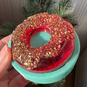 Molde de silicona para donuts de cristal / Molde de resina
