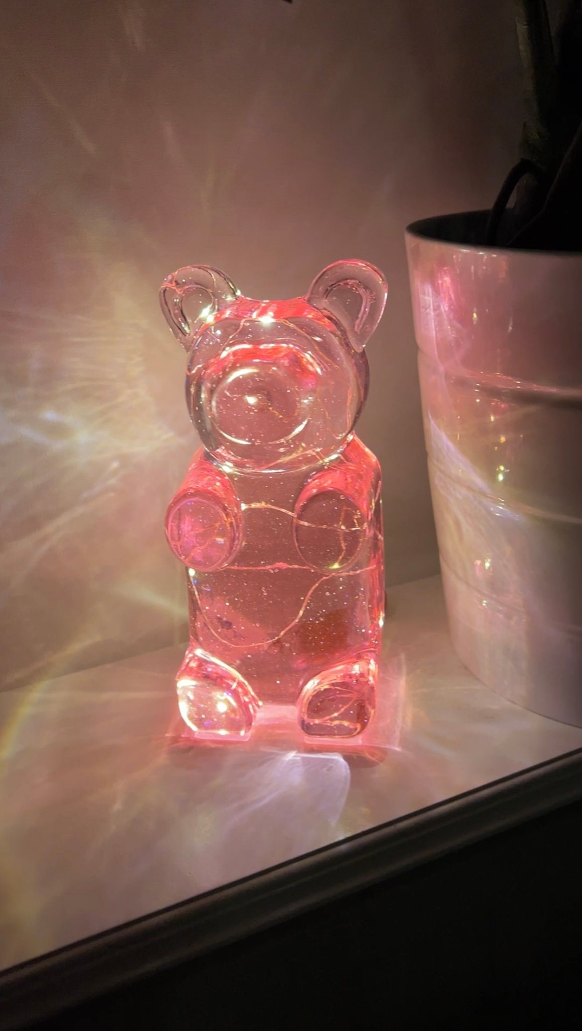Gummy Bear Red Nightlight - - Fat Brain Toys