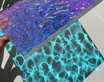 Square Water ripple silicone mold / Resin mold