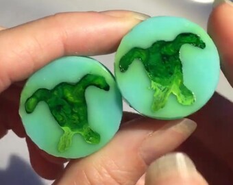 2 mini moldes de silicone tartaruga / moldes de resina