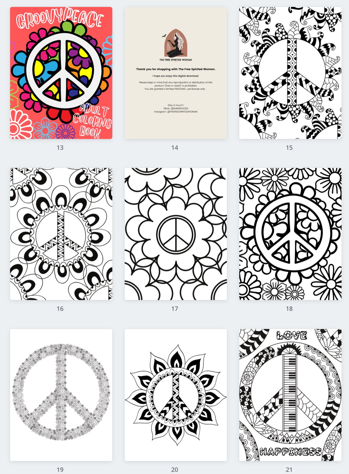 Zenspirations ® Coloring Book: Color Peace - Zenspirations