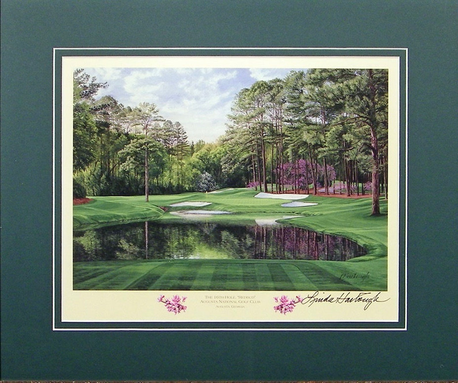 Augusta National 16th Framed Etsy