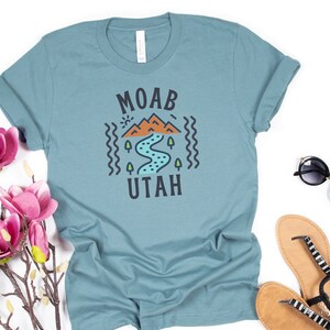 Moab Utah Shirt, Arches National Park, Camping Shirt, Hiking Gift, Adventure Awaits, Outdoor Lover, Desert Camping Shirt, Fathers Day Gift
