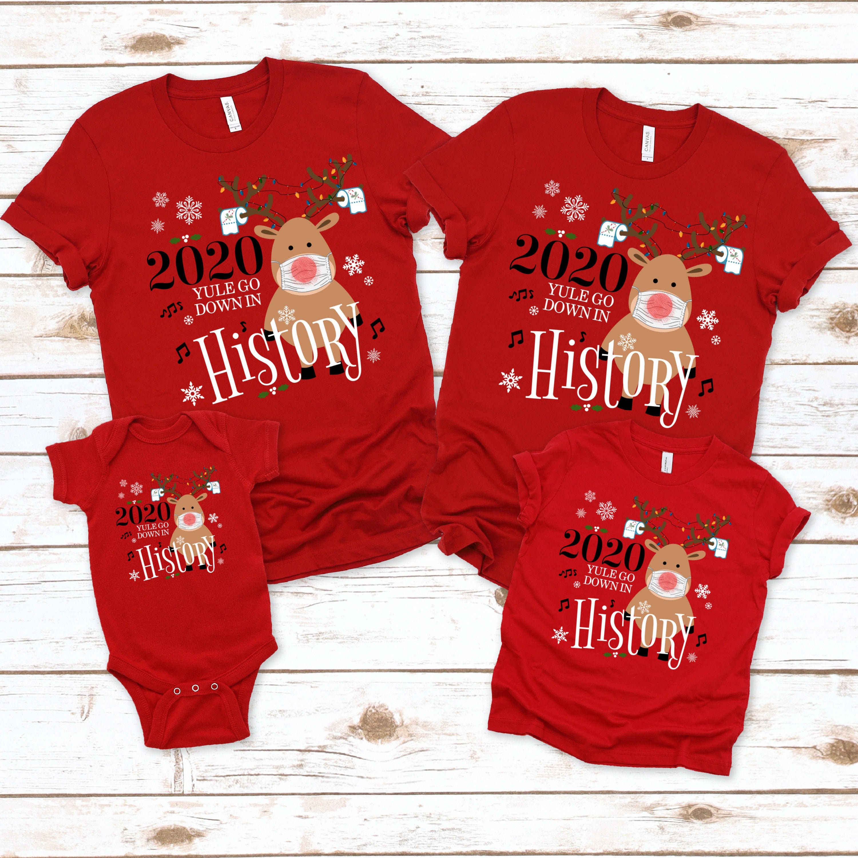Christmas Shirt 2020 You'll Go Down in History Matching Etsy