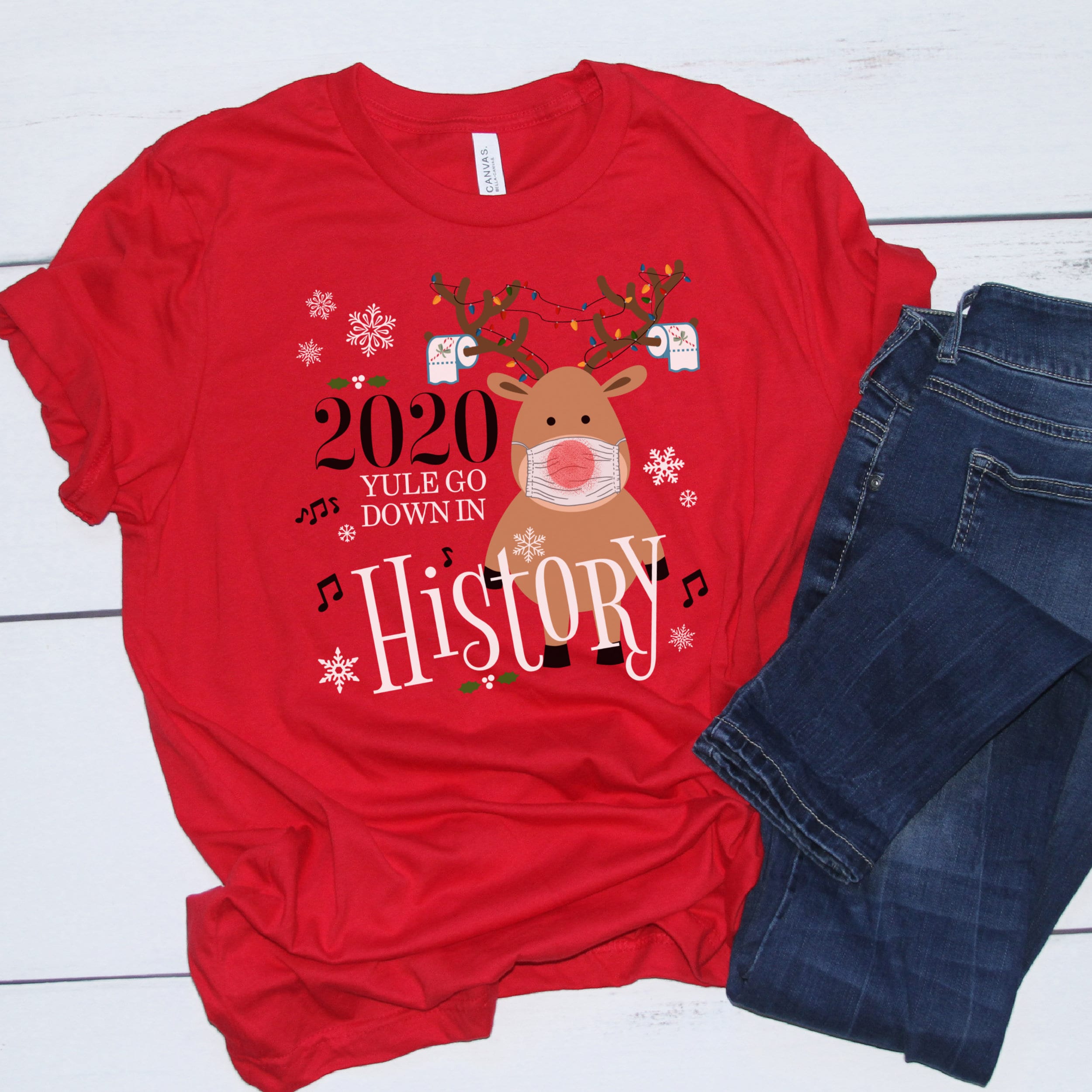 Christmas Shirt 2020 You'll Go Down in History Matching Etsy