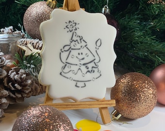 Christmas Tree Paint Your Own Biscuit