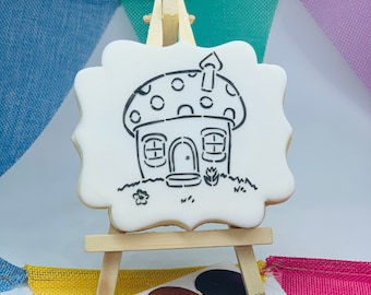 Toadstool House Paint Your Own Biscuit