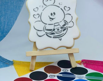 Bee Paint Your Own Biscuit