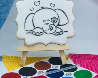 Elephant Paint Your Own Biscuit