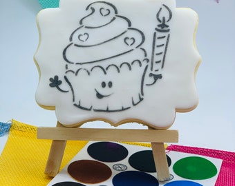 Cupcake Paint Your Own Biscuit