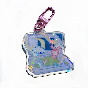 Seventeen Jeonghan Kpop Gaming Console Holographic Keychain