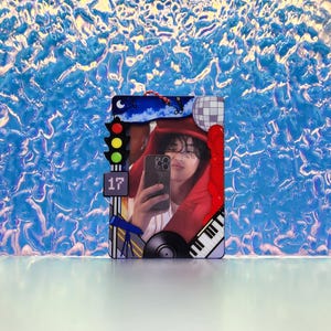 Porte-clés avec porte-cartes photo Seventeen Rock With You