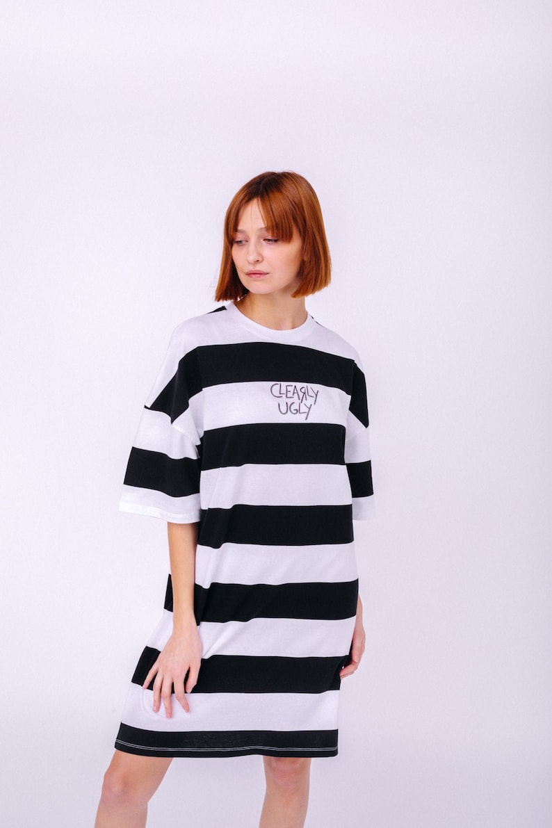 Striped Dream T-Shirt Dress image 1