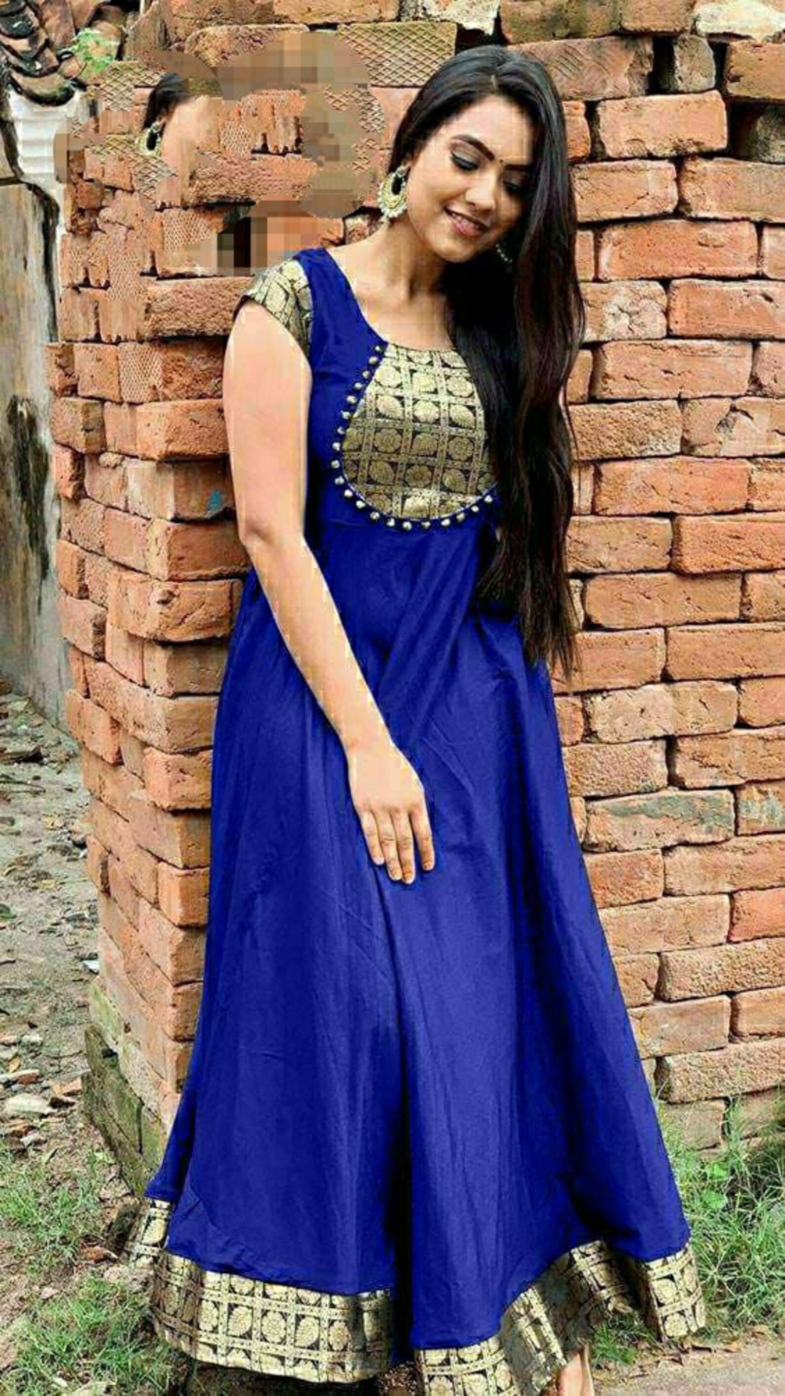 silk and net frocks