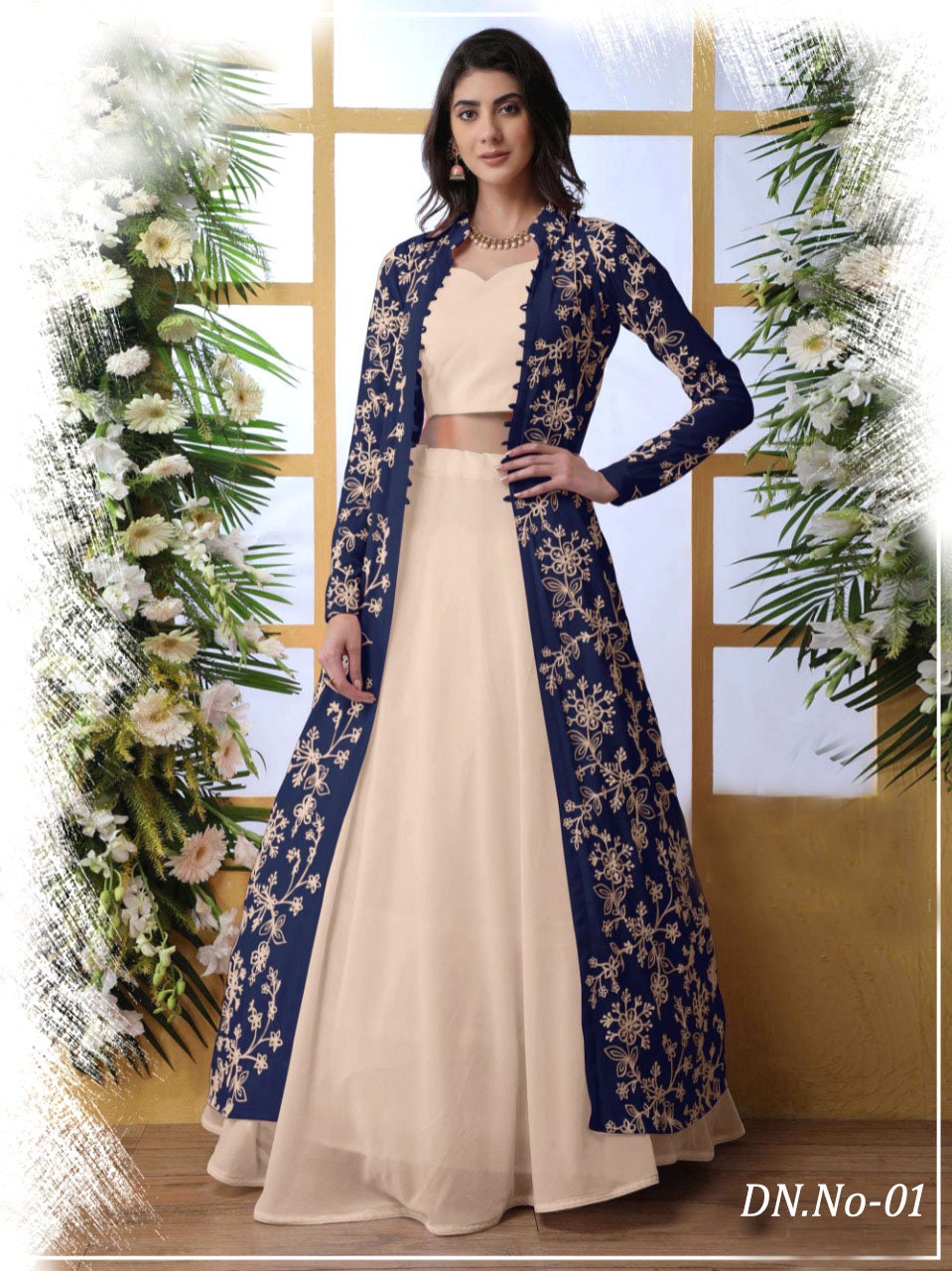 Long Jacket-kurti. | Designer dresses casual, Stylish dresses, Long jackets  for women