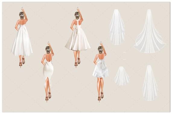 Buy Wedding Dress Clipart: DIY Bridal Fashion Illustration (digital Download) Online in India - Etsy Buy Wedding Dress Clipart: DIY Bridal Fashion Illustration (digital Download) Online in India - Etsy
