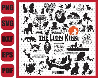 Lion King Svg Bundle Etsy
