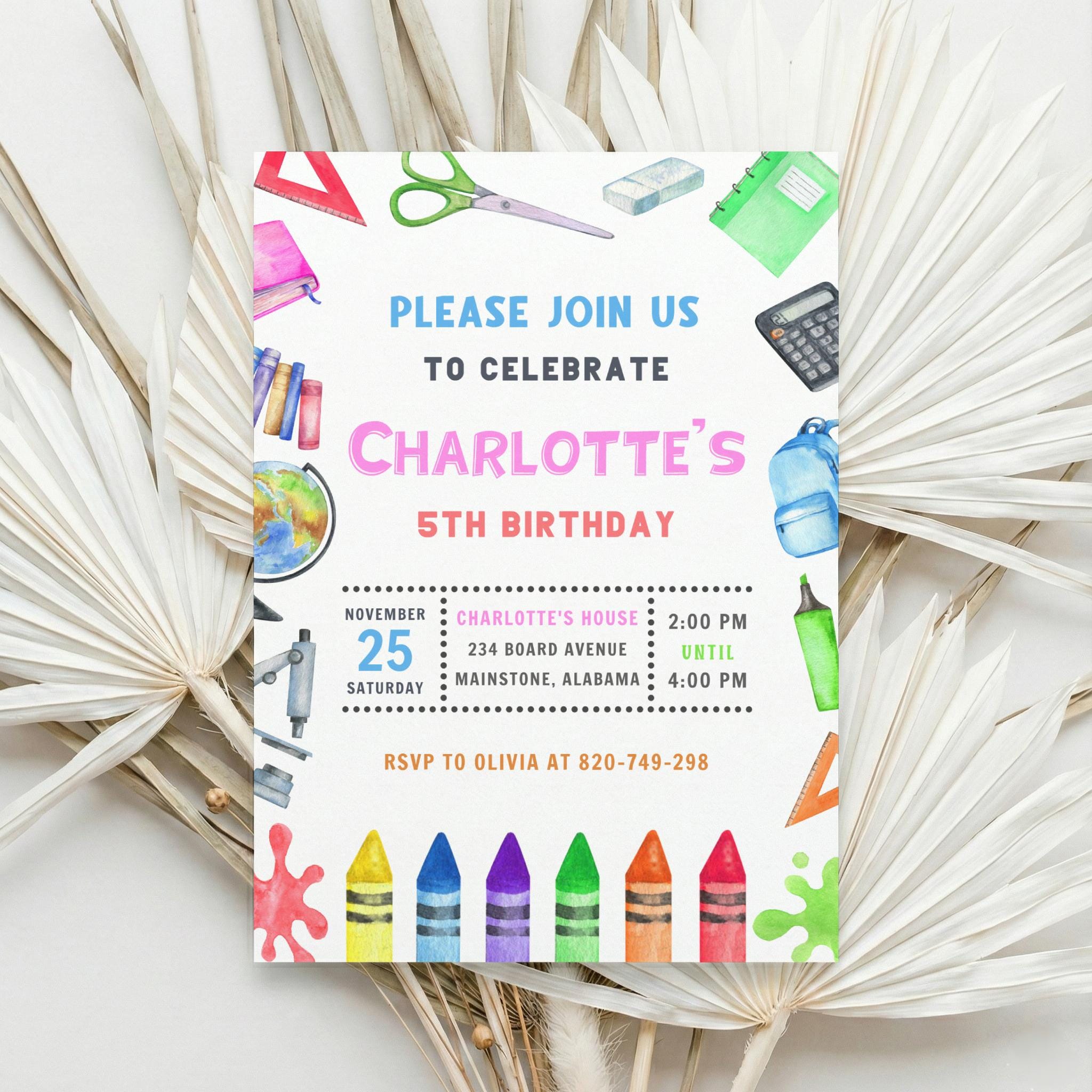 Invitation Templates Eyfs