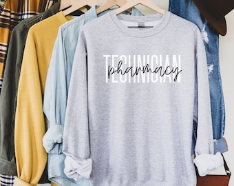 Pharmacy Technician Sweatshirt, CPhT Sweatshirt, Pharmacy Tech Crewneck, Pharm Tech Sweatshirt, Pharmacy Tech Gift, Future Pharmacist