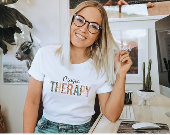 Music Therapist Shirt, Music Therapy Gift, Music Therapy Grad, Music Therapy Student, Music Therapist Shirt, Music Therapy Tee