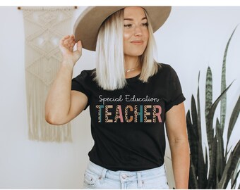 Special Education Teacher Shirt, SPED Shirt, Para Shirt, Gift for Special Education Teacher, Leopard Special Ed T-shirt