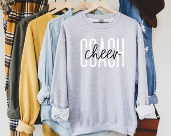 Cheer Coach Sweatshirt, Cheer Coach Crewneck, Cheer Coach Gifts, Coach Apparel, Gift For Cheer Coach
