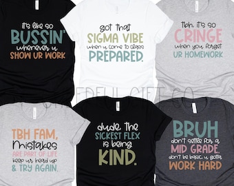 Middle School Teacher Shirts, Funny Teacher Group Shirts, Back to School Shirts, School Staff Shirts, Team Shirts for High School Teachers