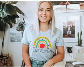Kindergarten Teacher Shirt, Kindergarten Crew Shirt, Kindergarten Teacher Gift, Kindergarten Teacher Tee, Kindergarten Shirt